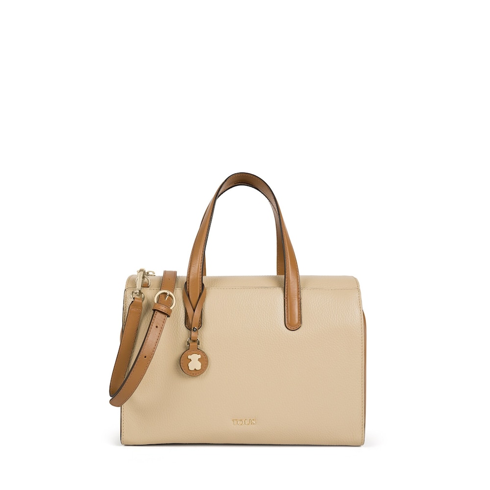 Bowling Rose Bear de Piel en color cuero-beige image number 0