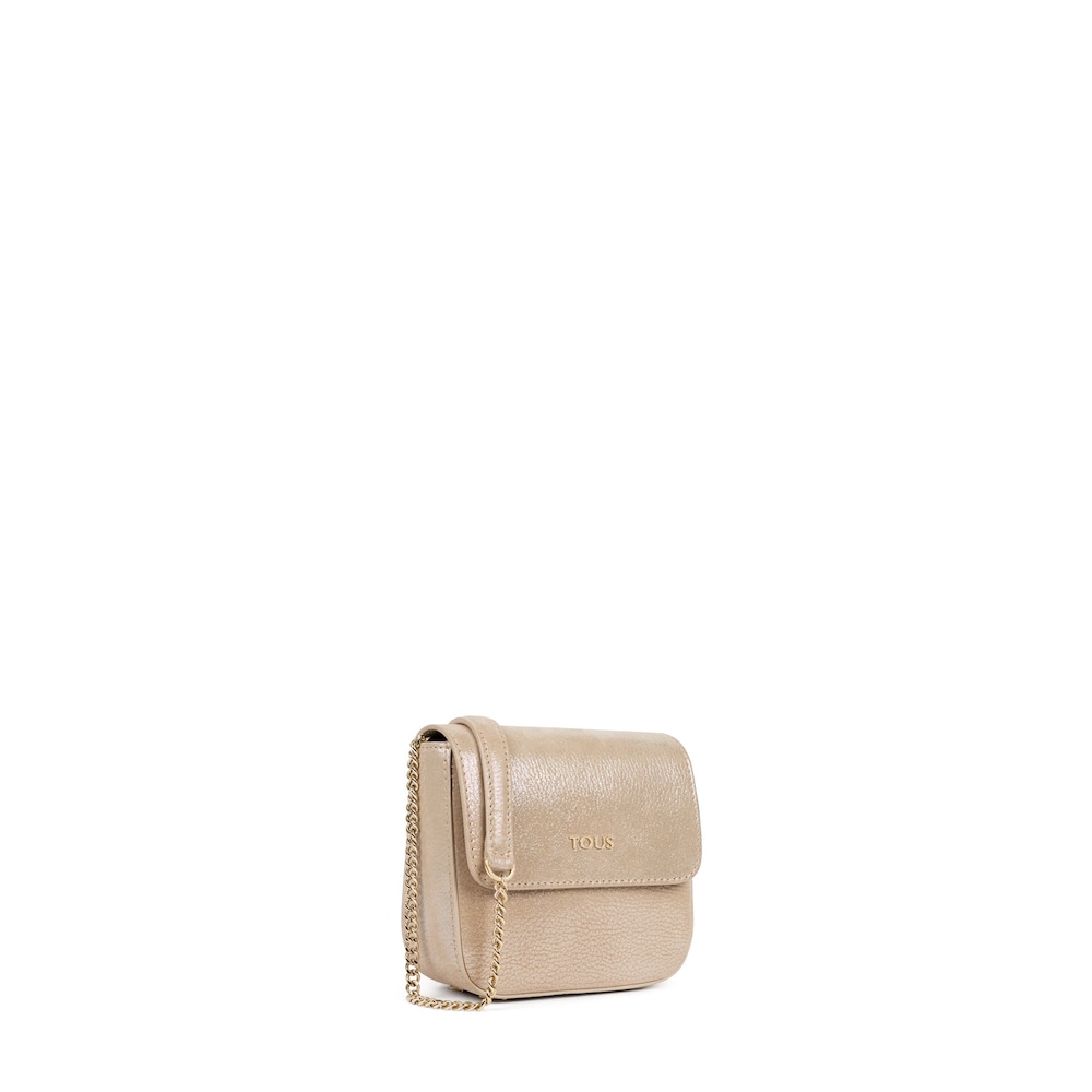 Gold colored Leather Rene Crossbody bag image number 1