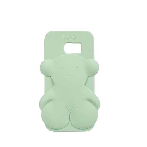Funda de m&oacute;vil Samsung Galaxy S7 Edge Rubber Bear en color verde