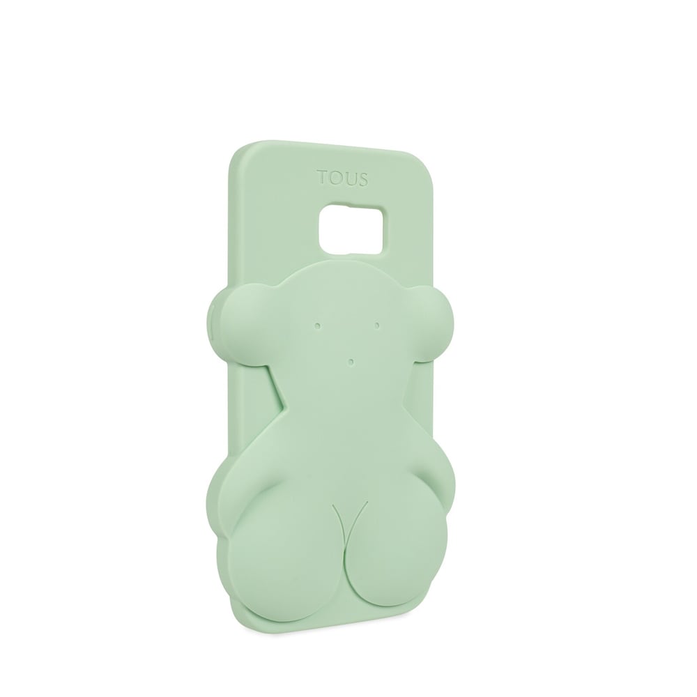 Funda de m&oacute;vil Samsung Galaxy S7 Edge Rubber Bear en color verde