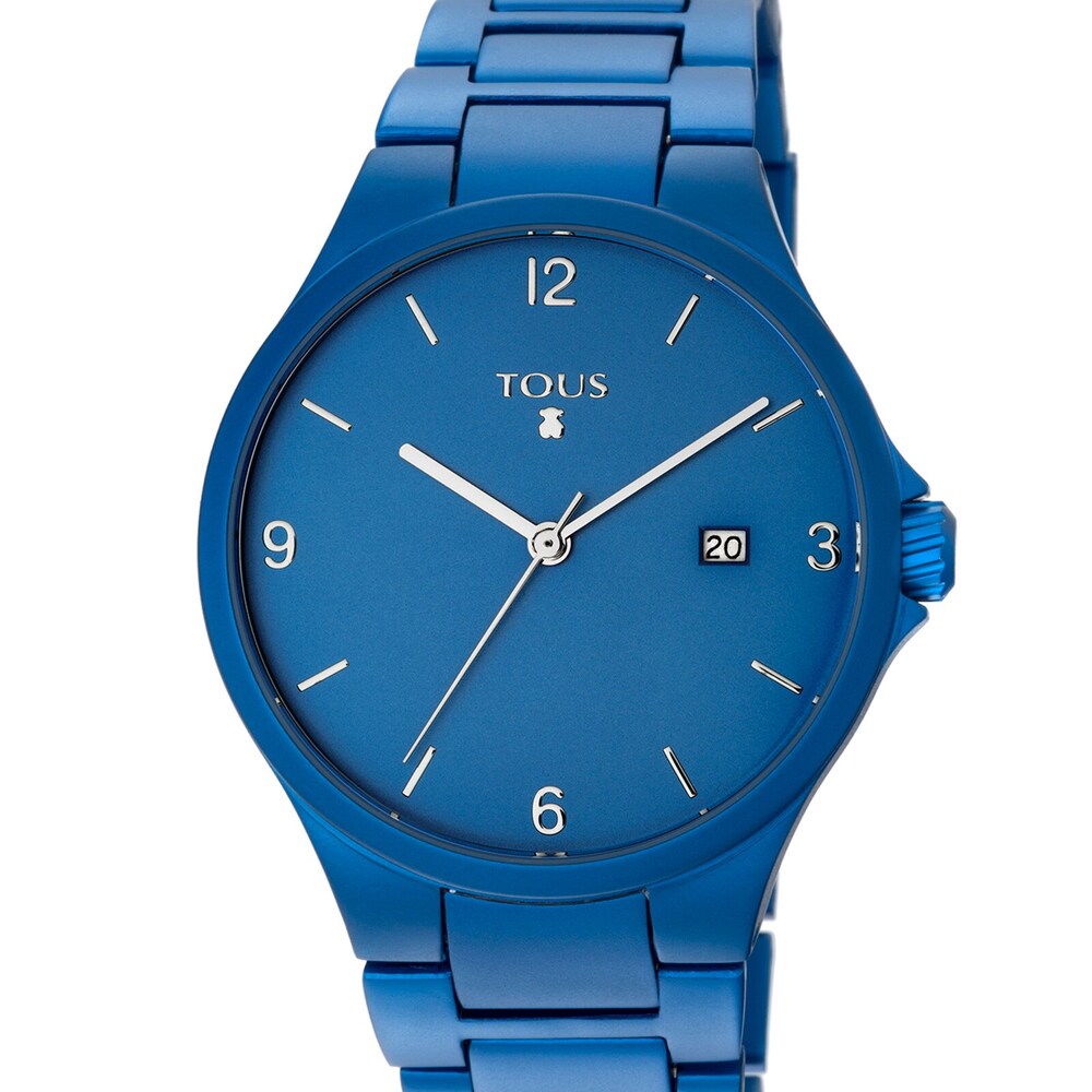 Blue anodized aluminum Motion Aluminio Watch