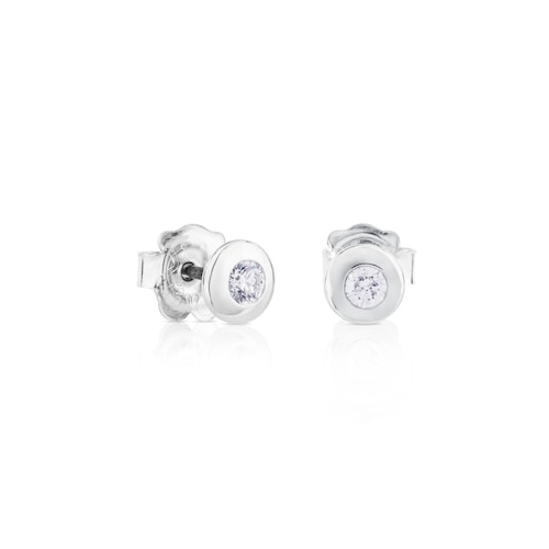 White Gold Les Classiques Earrings with Diamond