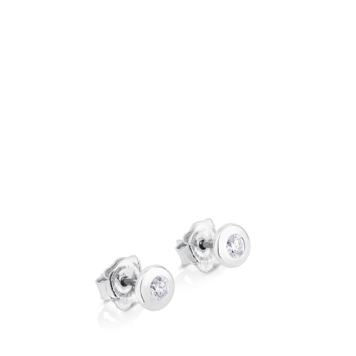 White Gold Les Classiques Earrings with Diamond