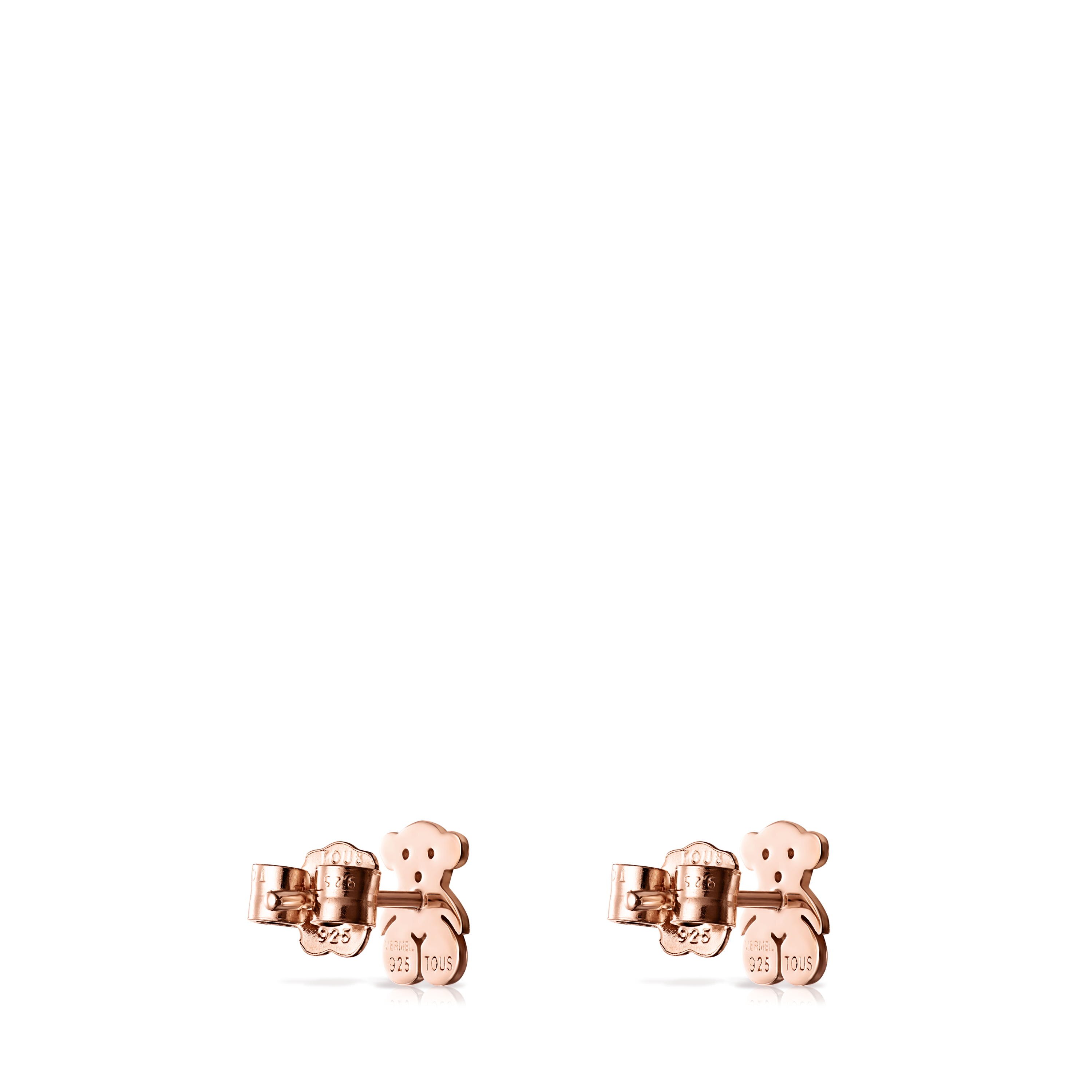 Rose Vermeil Silver Sweet Dolls Earrings