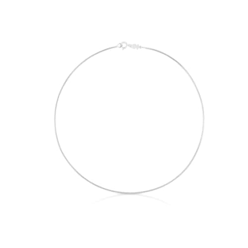 Gargantilla cord&oacute;n de plata, 40 cm Chain