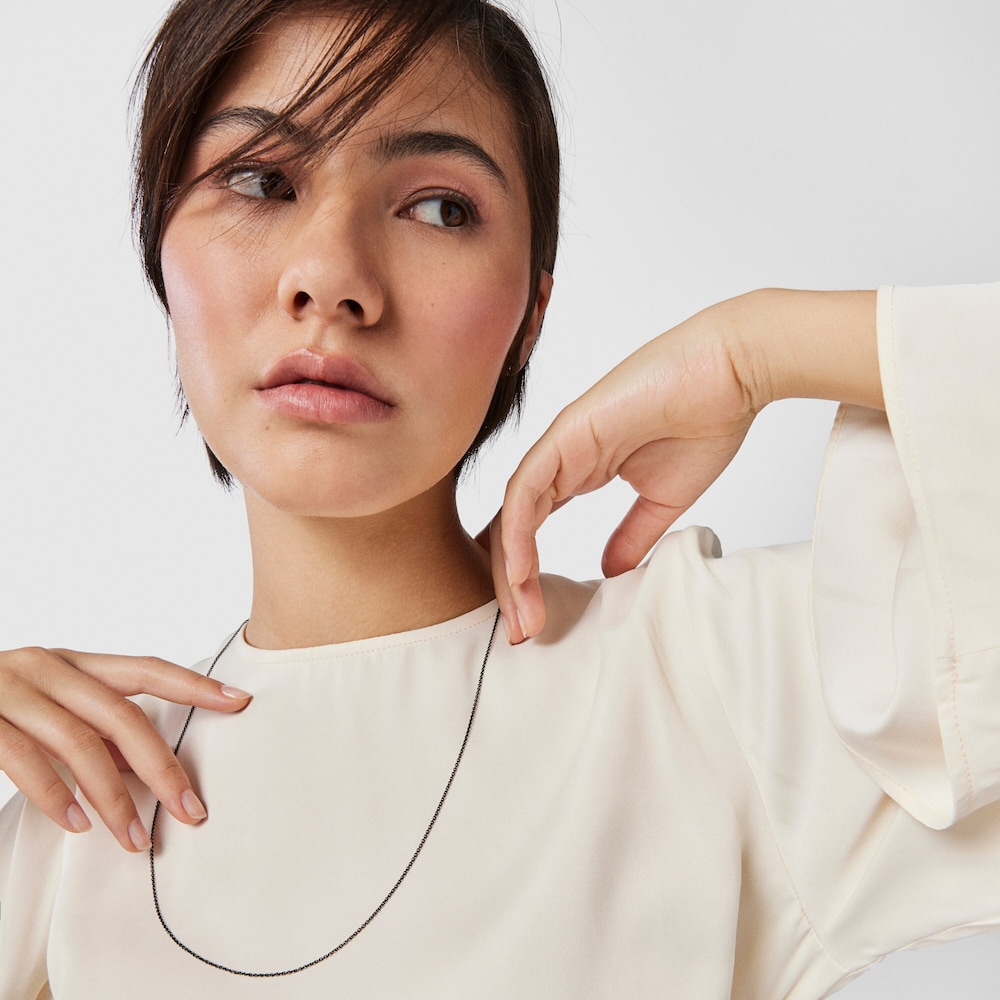 Medium 65&nbsp;cm Silver TOUS Chain Chain.