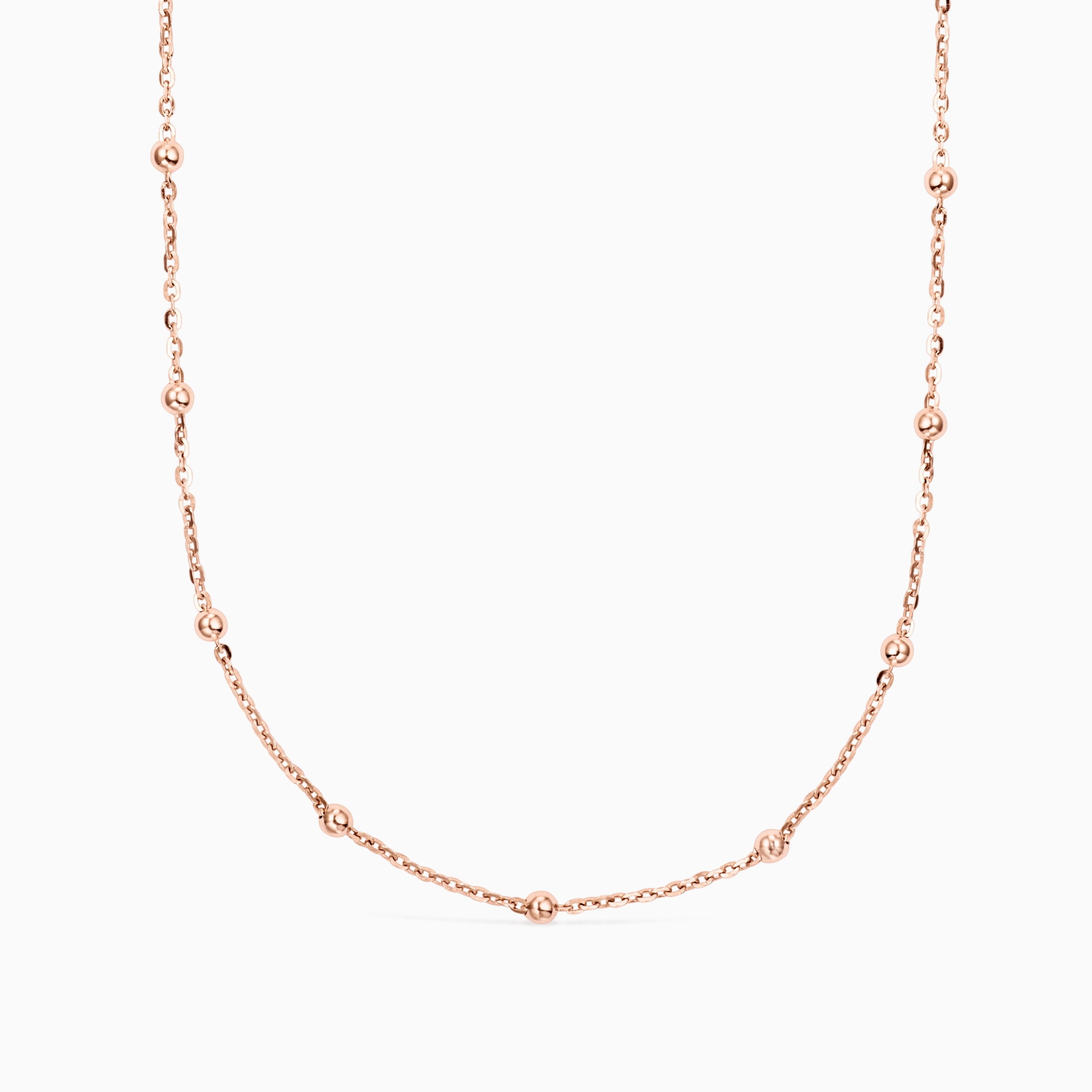 Rose 18K gold vermeil TOUS Chain Choker 45cm.