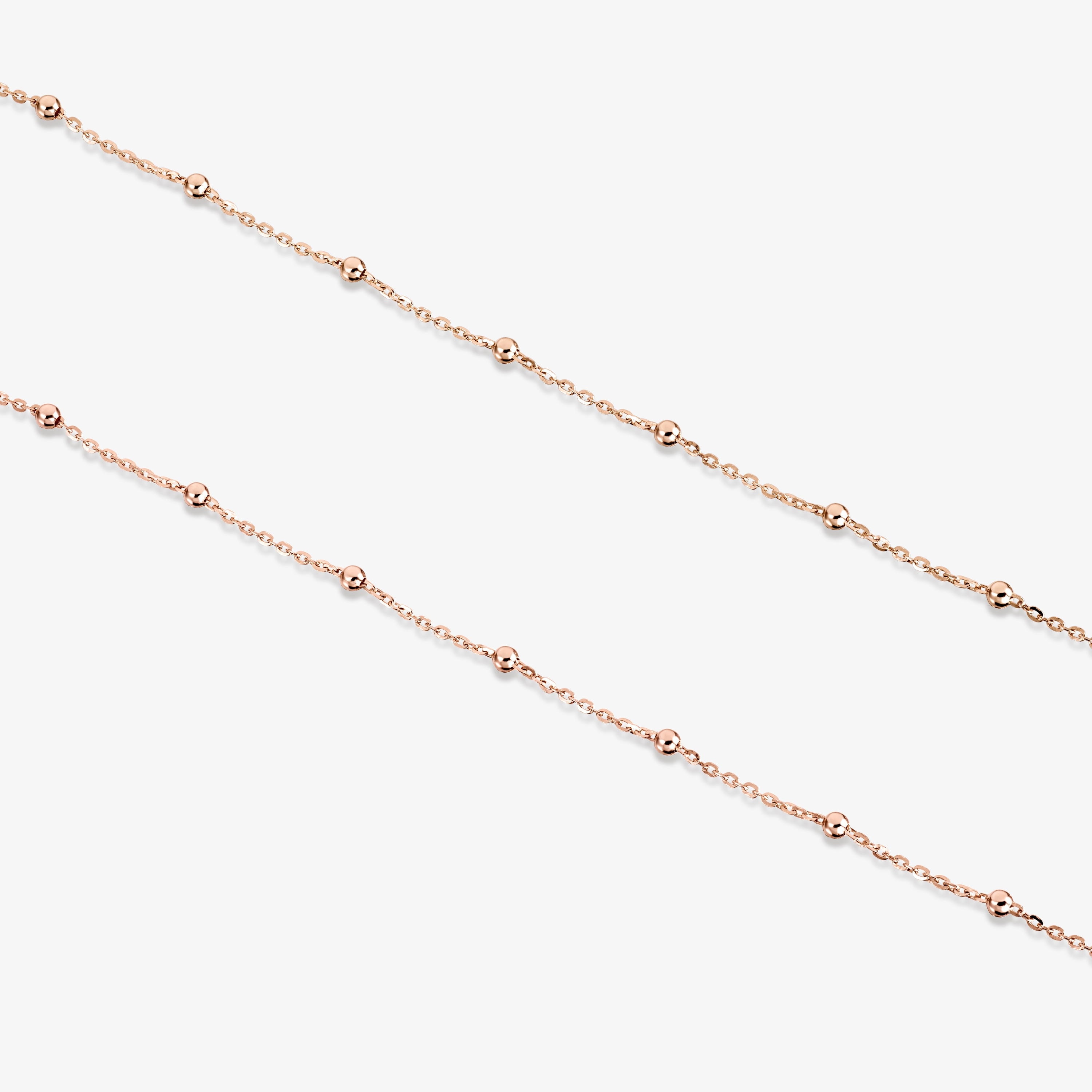 Rose 18K gold vermeil TOUS Chain Choker 45cm.