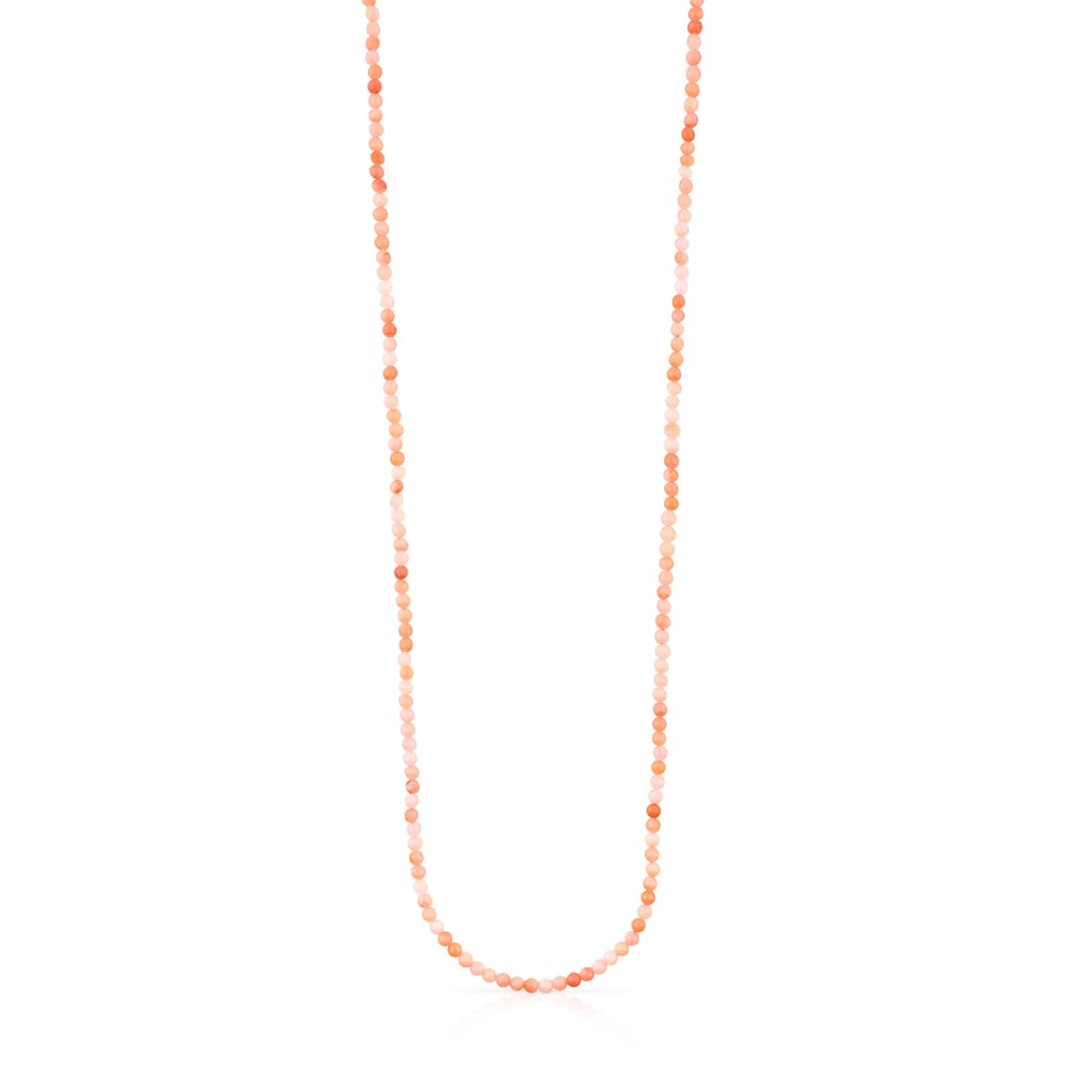 Rose 18K gold vermeil Camille Necklace with Quartzite