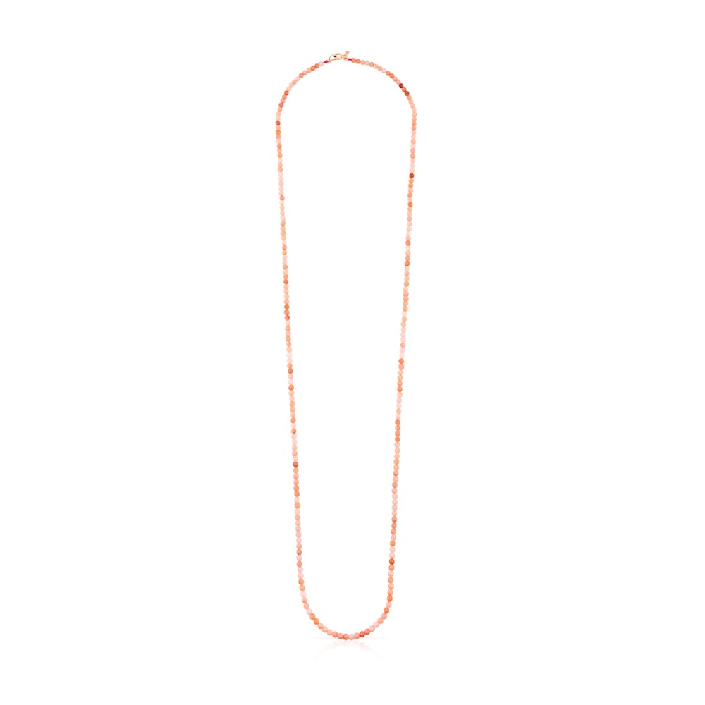 Rose 18K gold vermeil Camille Necklace with Quartzite