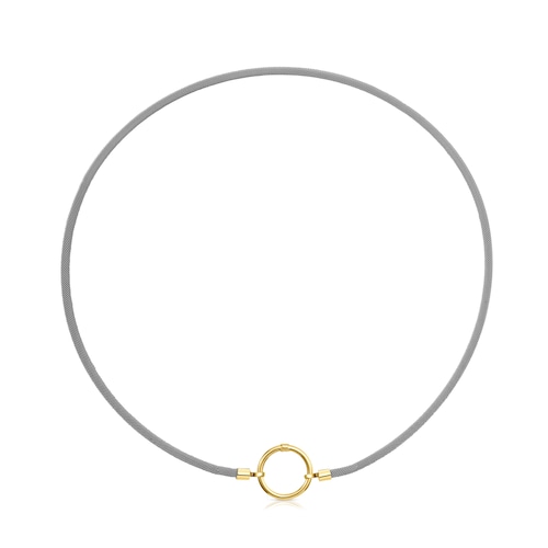 Colar Hold em Ouro e Aço