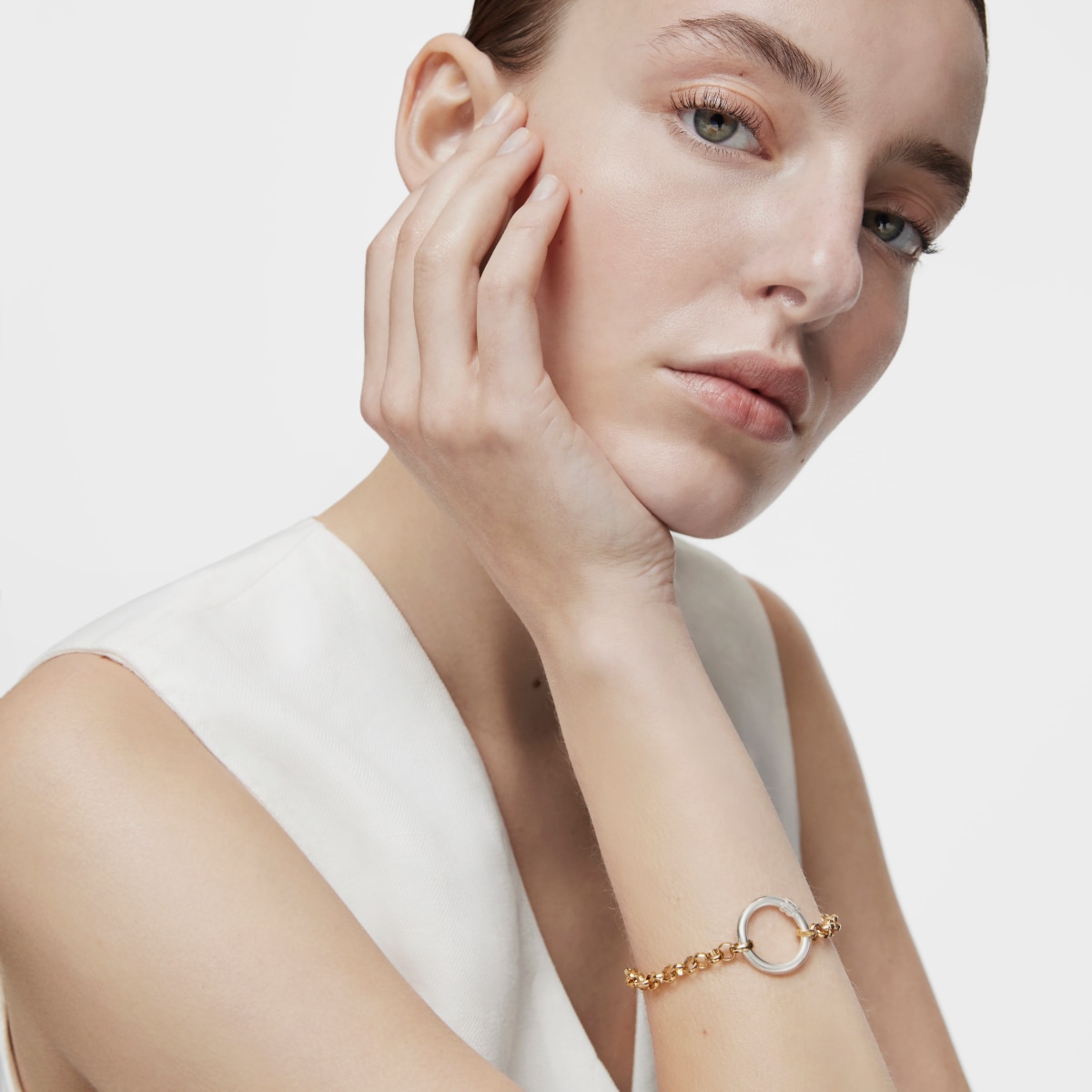 Silver Vermeil Hold Bracelet