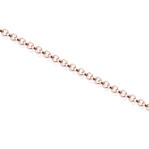 Rose Silver Vermeil TOUS Hold Bracelet 17cm