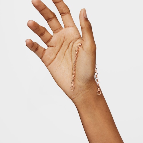 Rose Silver Vermeil TOUS Hold Bracelet 17cm