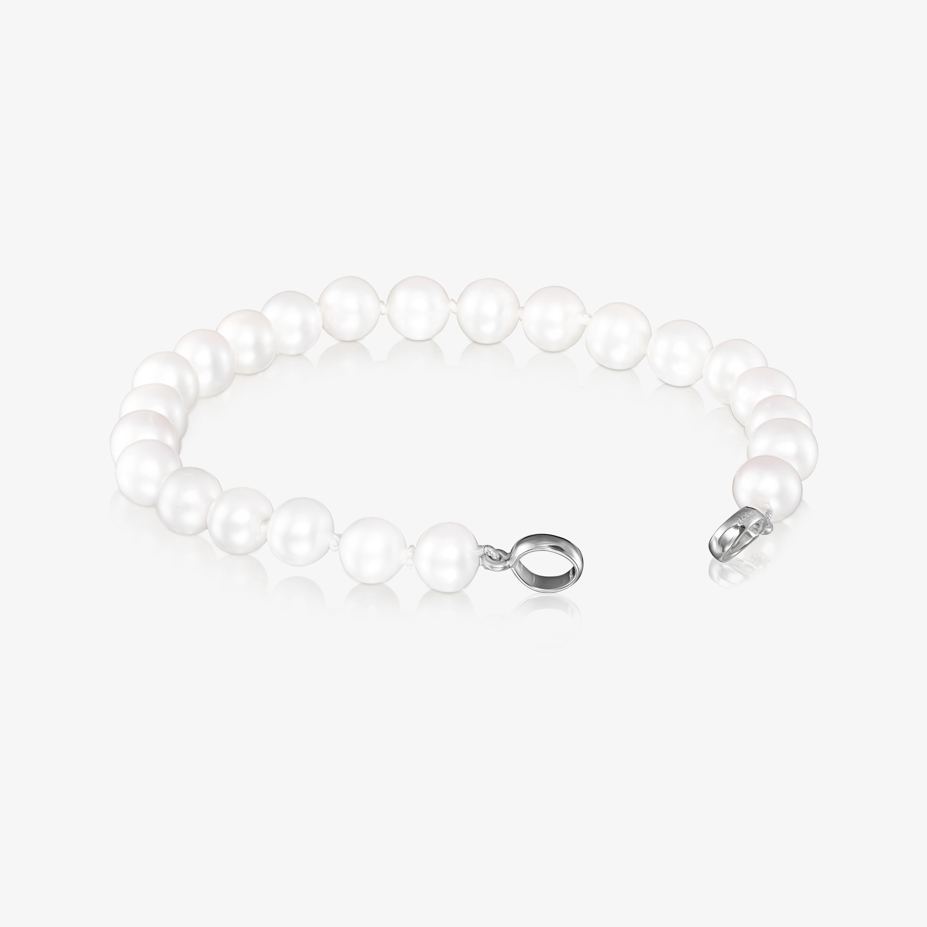 Silver TOUS Hold Bracelet with Pearls 17,5cm.