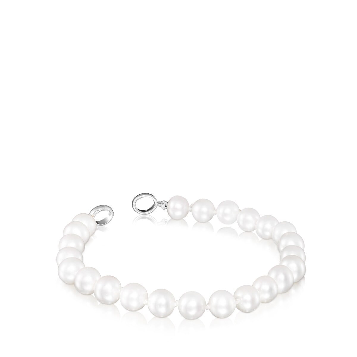 Pulsera de perlas y plata 17,5cm Hold