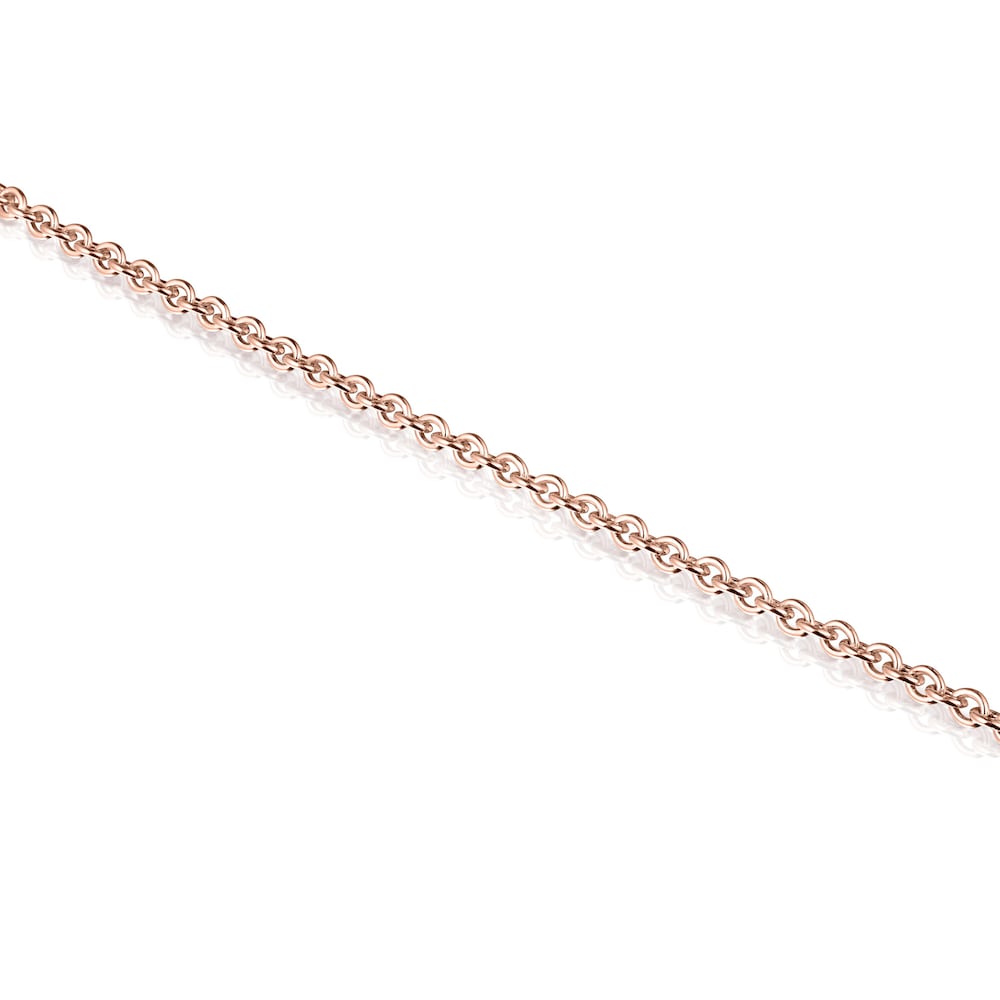 Pulsera TOUS Hold con ba&ntilde;o de oro rosa 18 kt sobre plata 17 cm