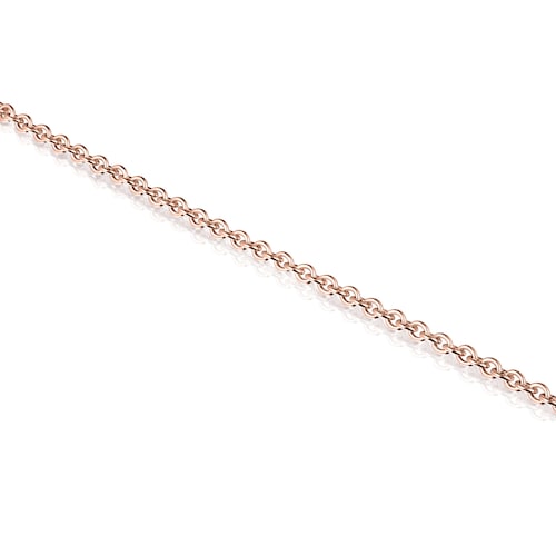 Pulsera TOUS Hold con baño de oro rosa 18 kt sobre plata 17 cm