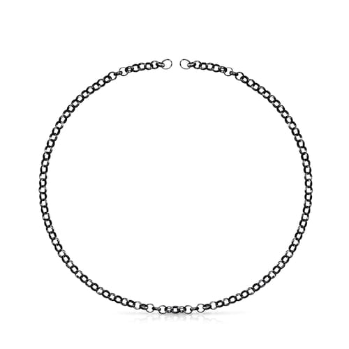 Gargantilla de plata dark silver 42&nbsp;cm Hold