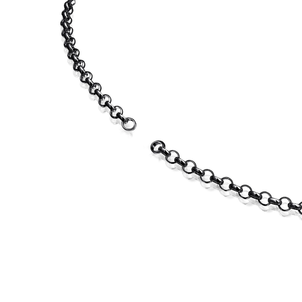 Gargantilla de plata dark silver 42 cm Hold image number 1