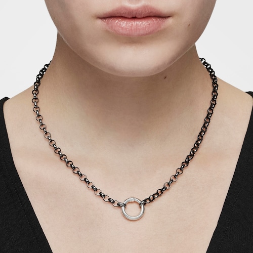 42 cm Dark Silver Hold Choker