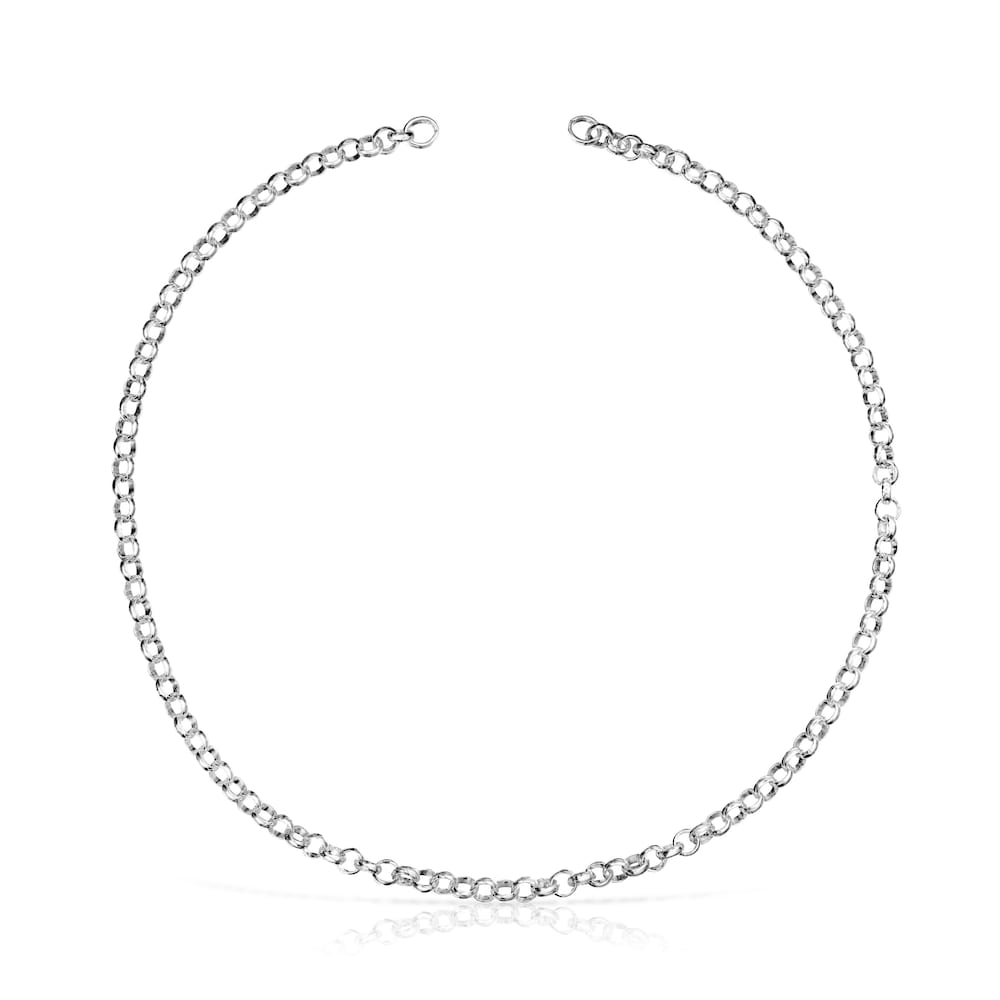 Silver TOUS Hold Choker 42cm