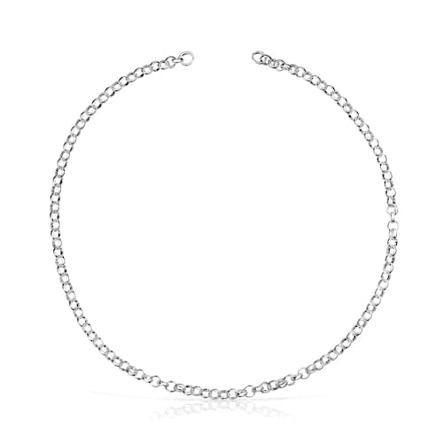 Silver TOUS Hold Choker 42cm