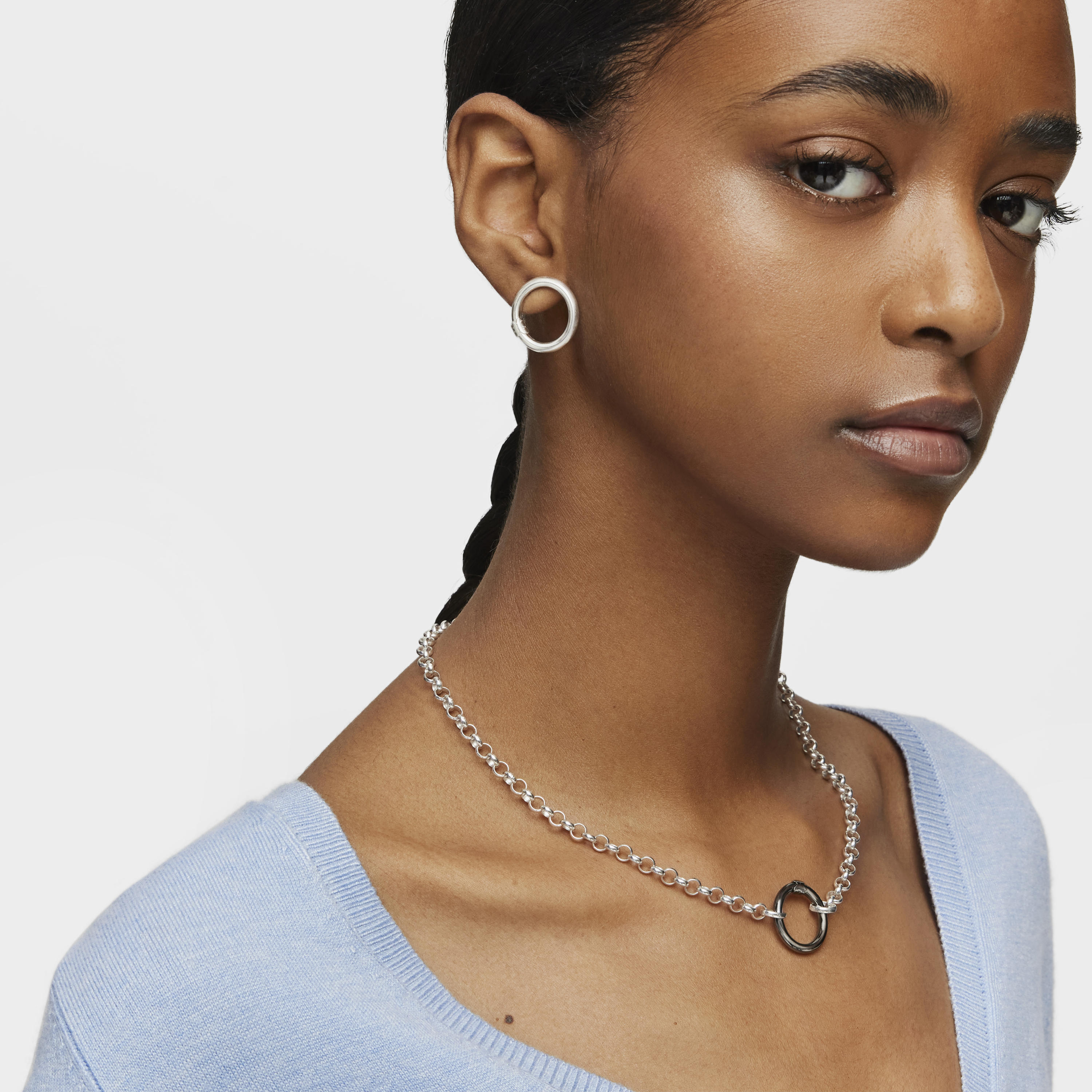 Silver TOUS Hold Choker 42cm