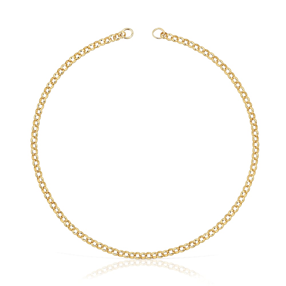 Vermeil TOUS Hold Choker 42cm