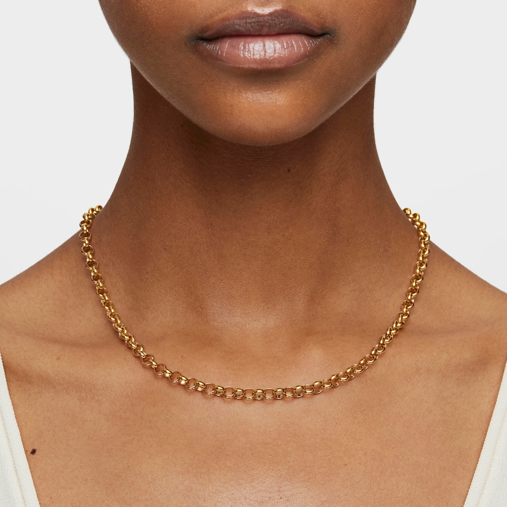Vermeil TOUS Hold Choker 42cm.