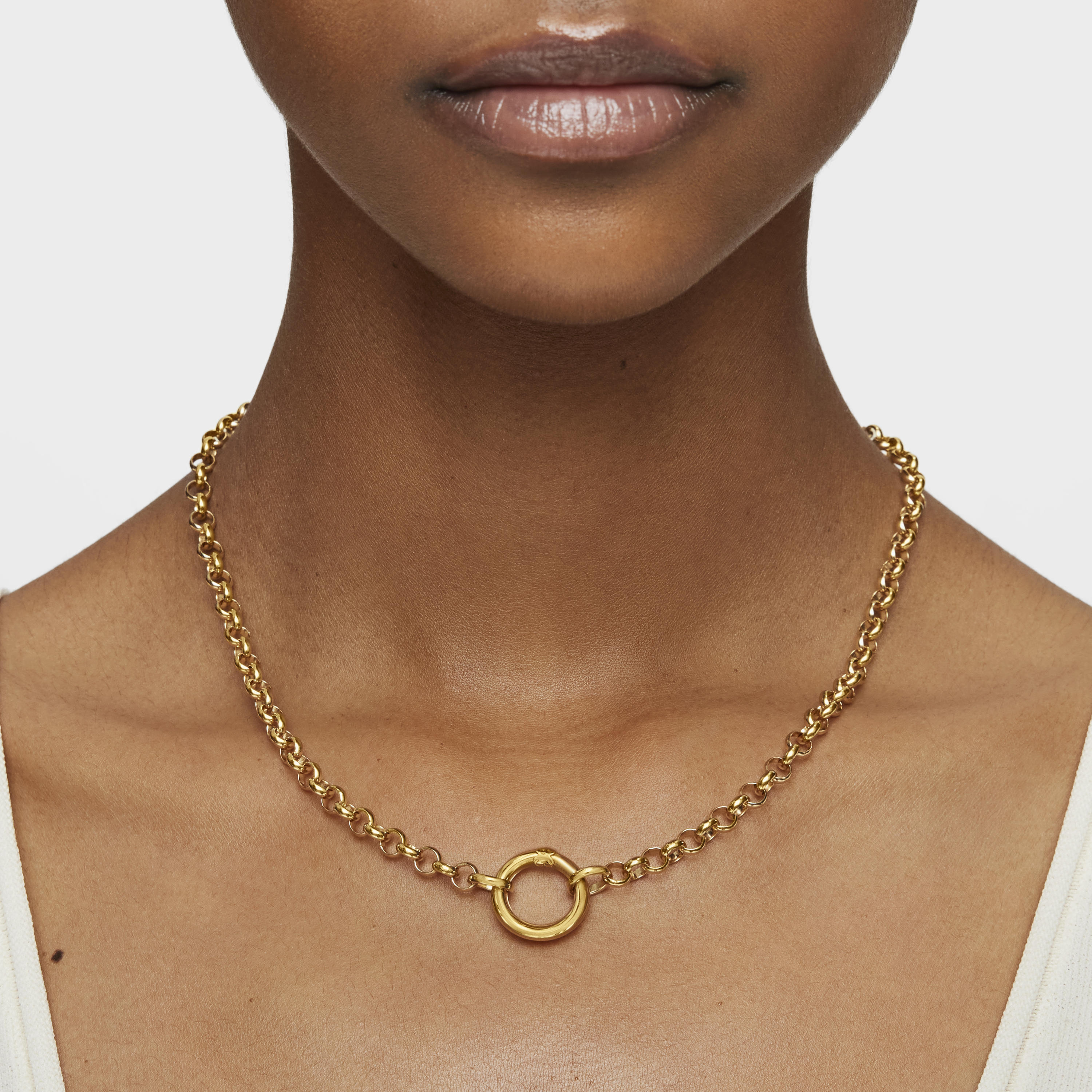Vermeil TOUS Hold Choker 42cm.
