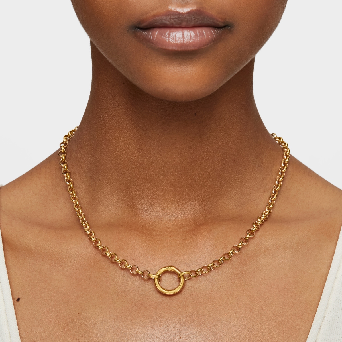 Vermeil TOUS Hold Choker 42cm