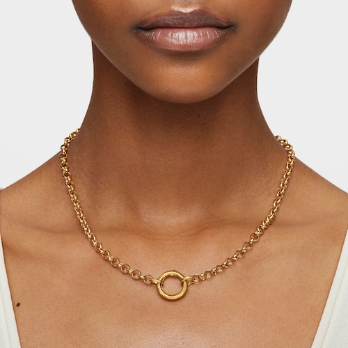 Vermeil TOUS Hold Choker 42cm