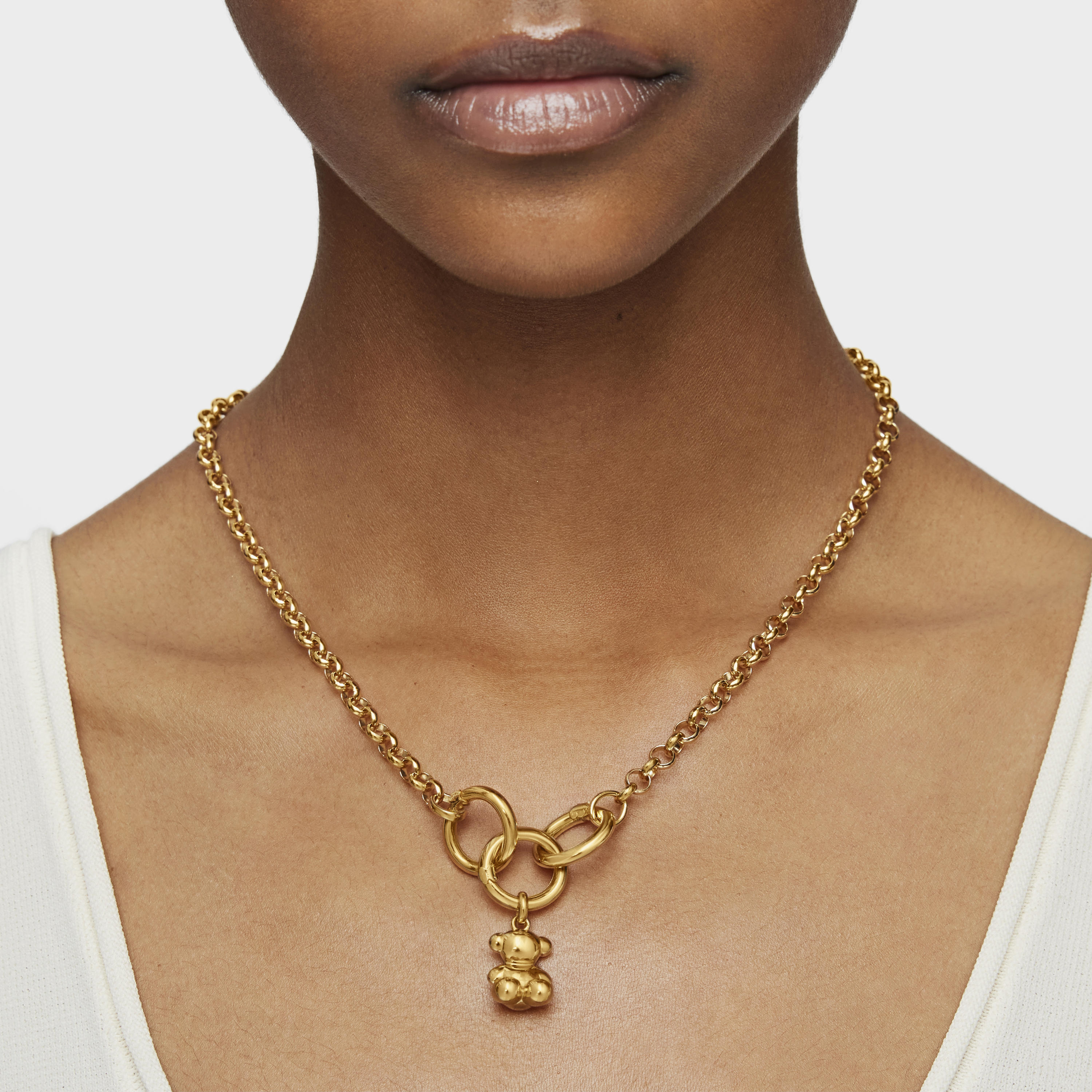 Vermeil TOUS Hold Choker 42cm.