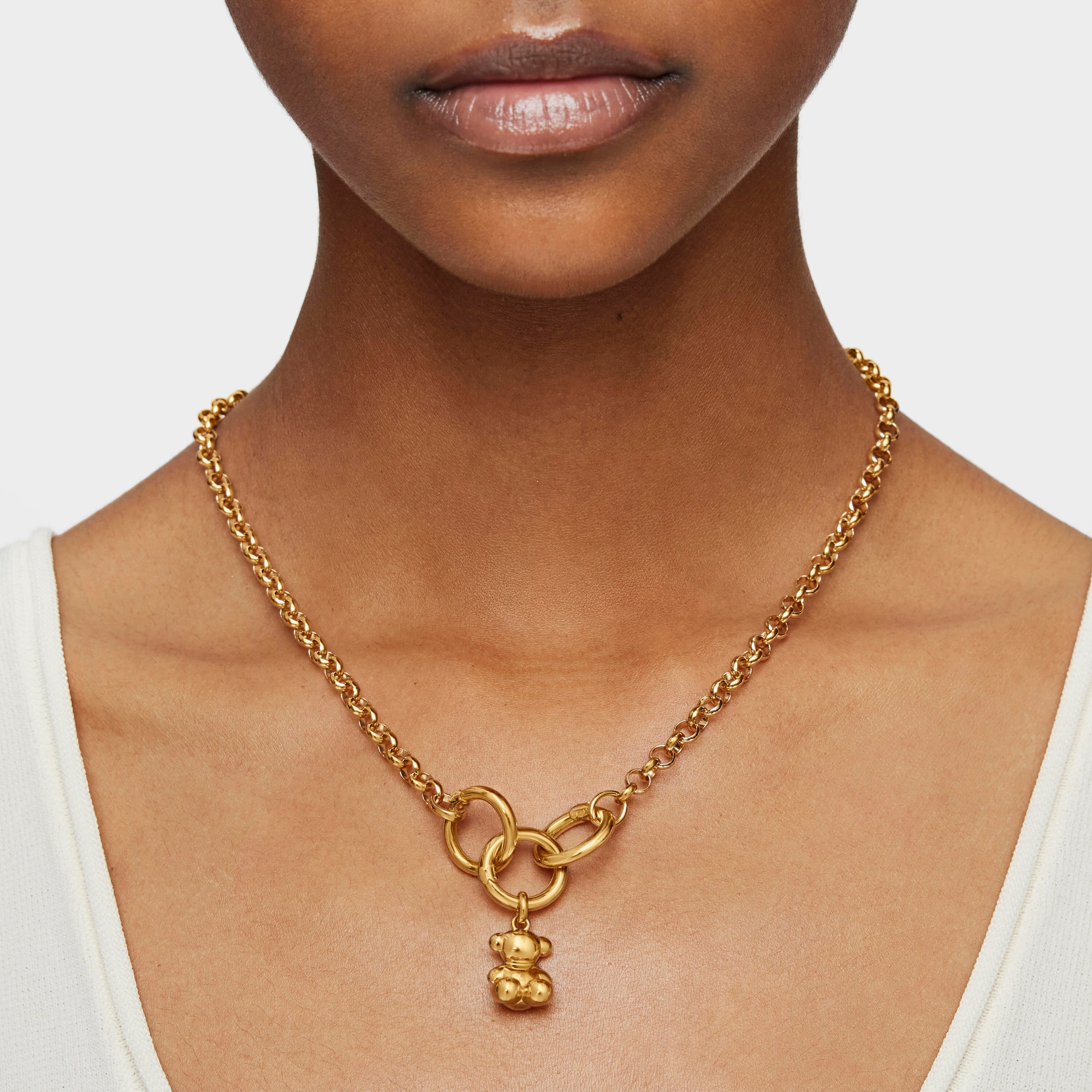 Vermeil TOUS Hold Choker 42cm.