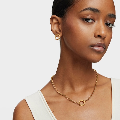 Vermeil TOUS Hold Choker 42cm
