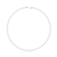 Silver TOUS Hold Necklace with Pearls 42cm