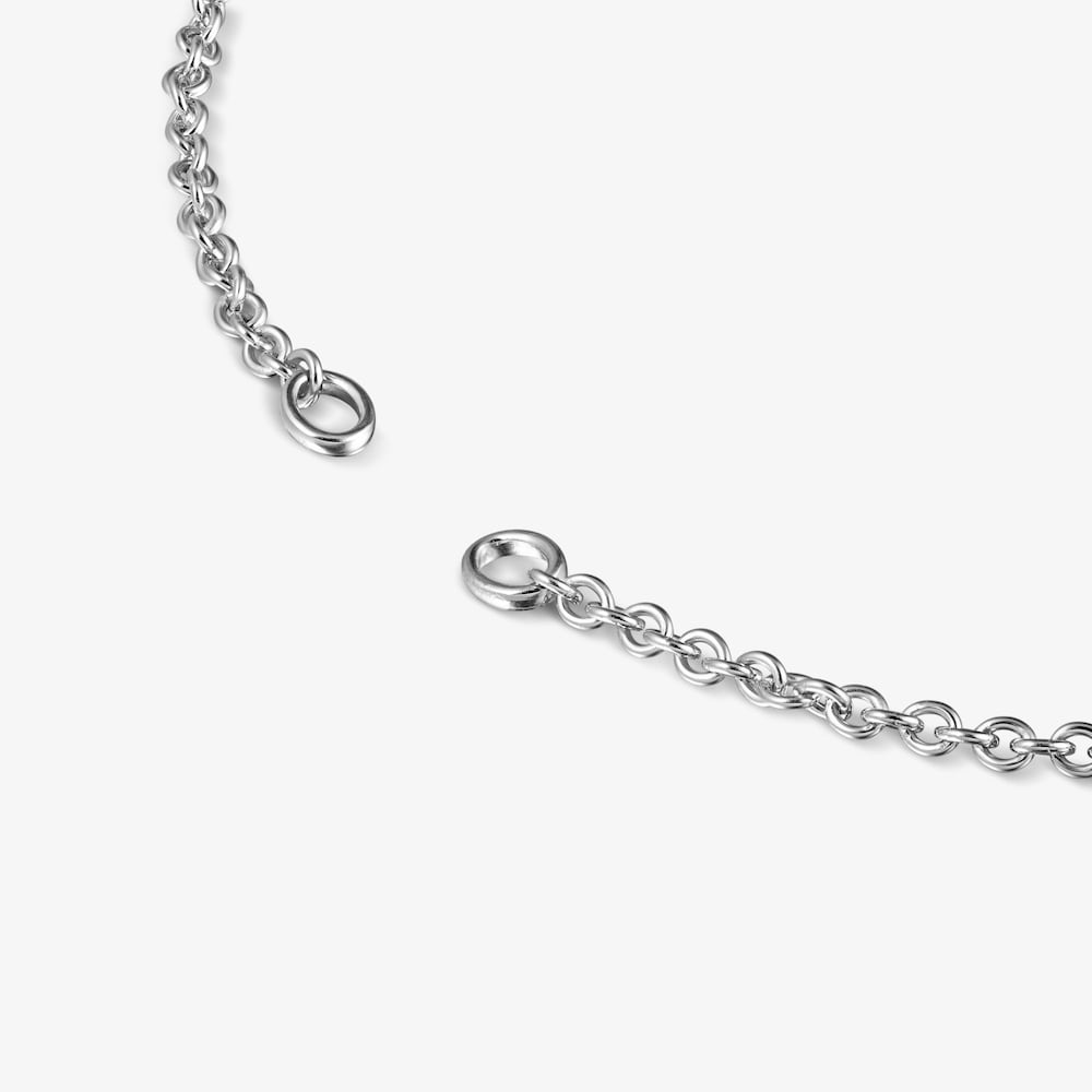 Gargantilla de plata de anilla peque&ntilde;a, 42&nbsp;cm. Hold