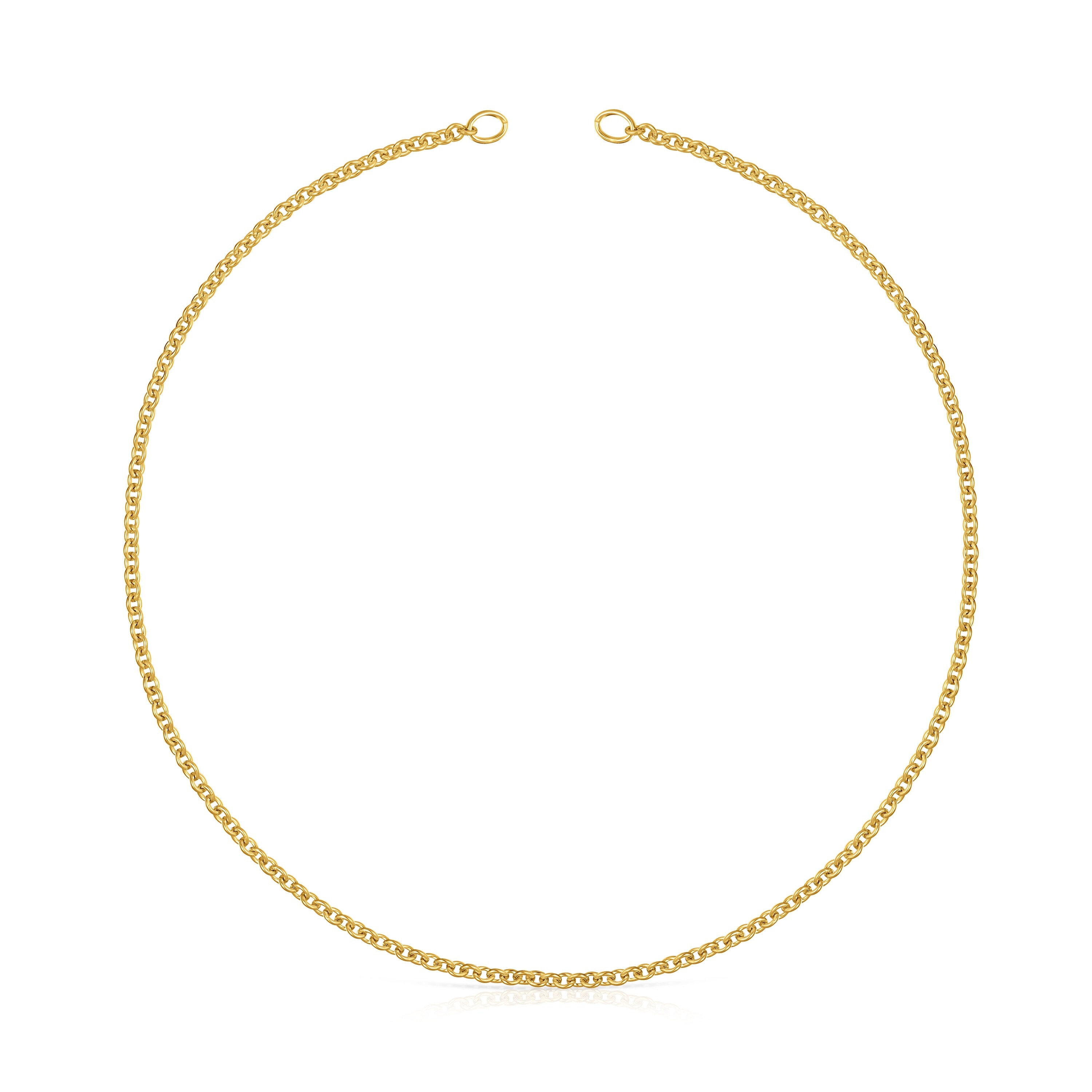 Gargantilla con baño de oro 18 kt sobre plata Hold