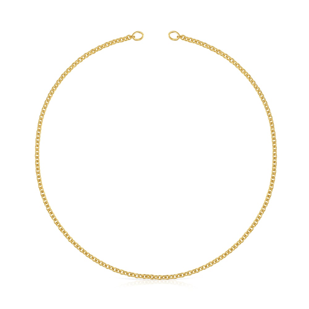 Silver Vermeil Hold Choker