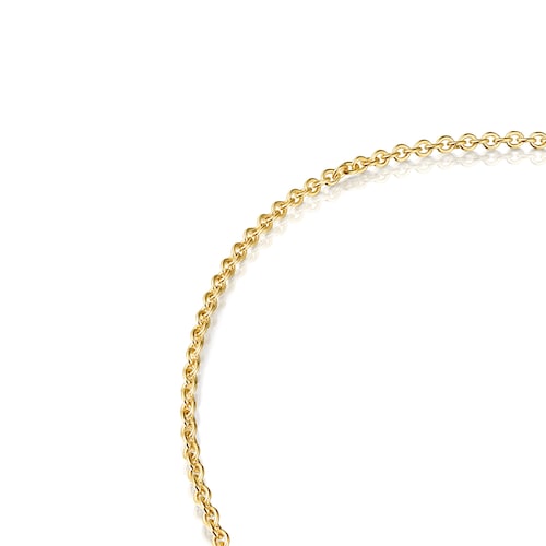 Gargantilla con baño de oro 18 kt sobre plata Hold