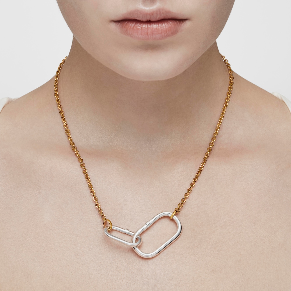 Silver Vermeil Hold Choker