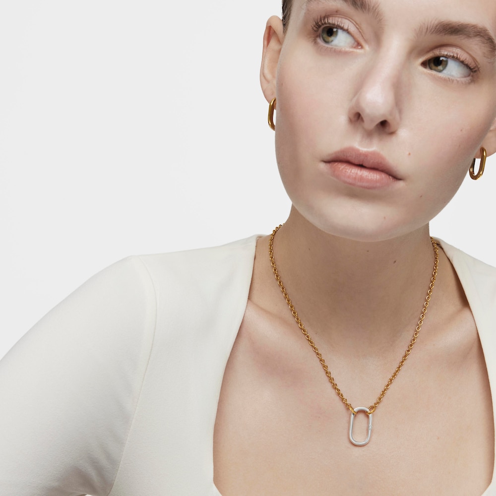 Silver Vermeil Hold Choker