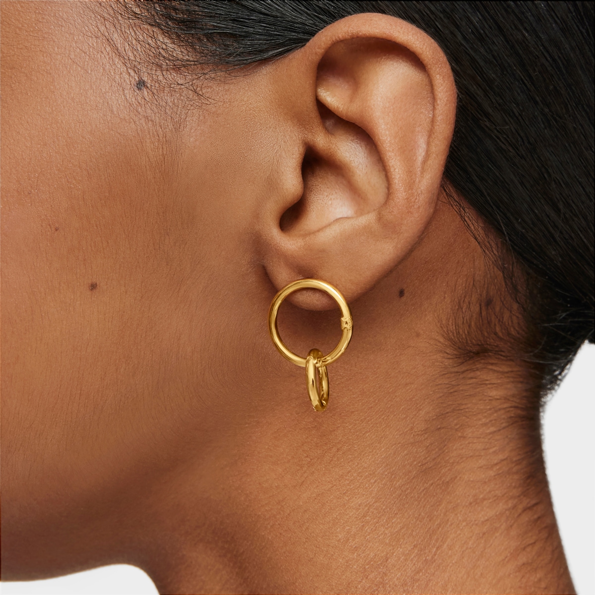 Gold Hold Earrings push back