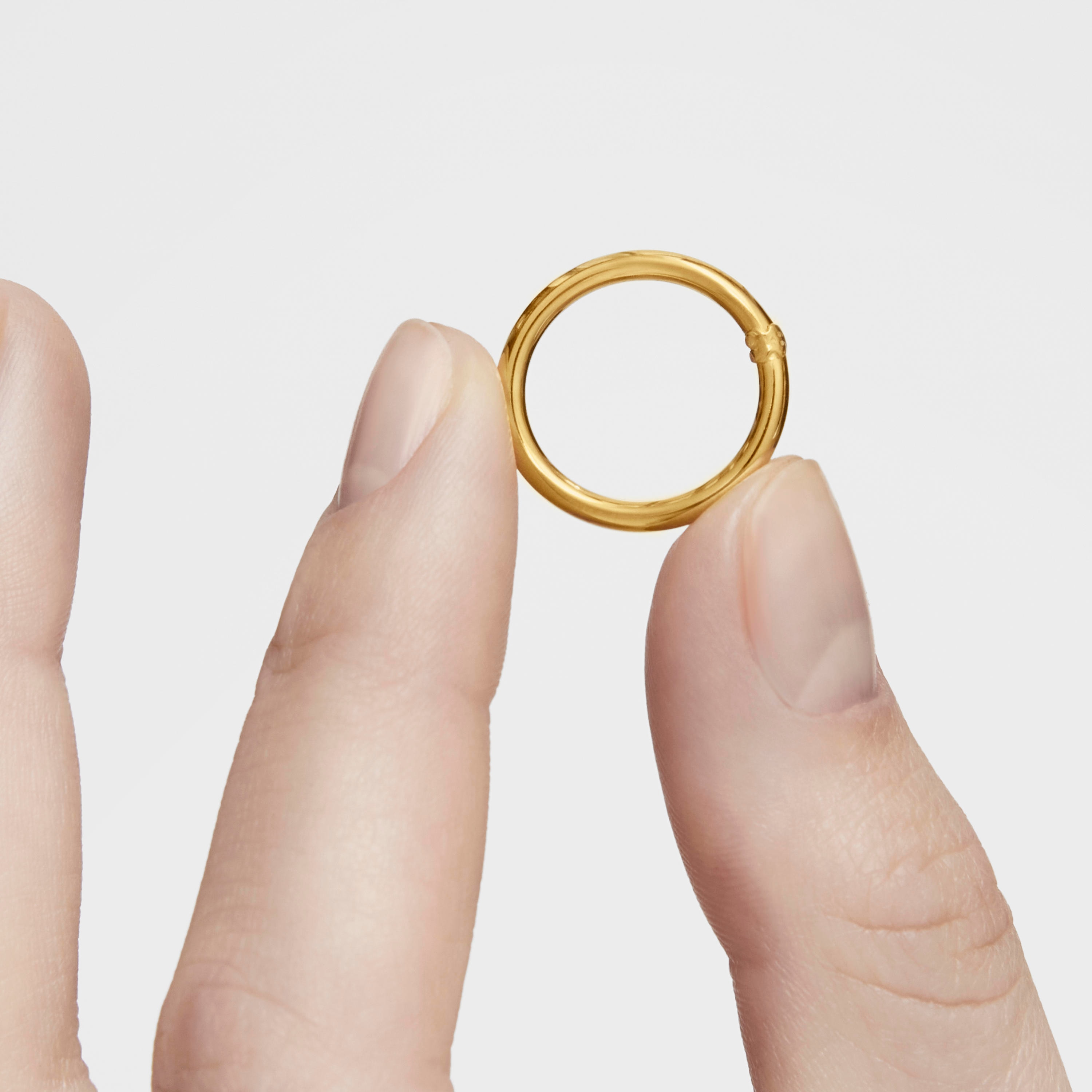 Medium 18K solid gold Hold Ring