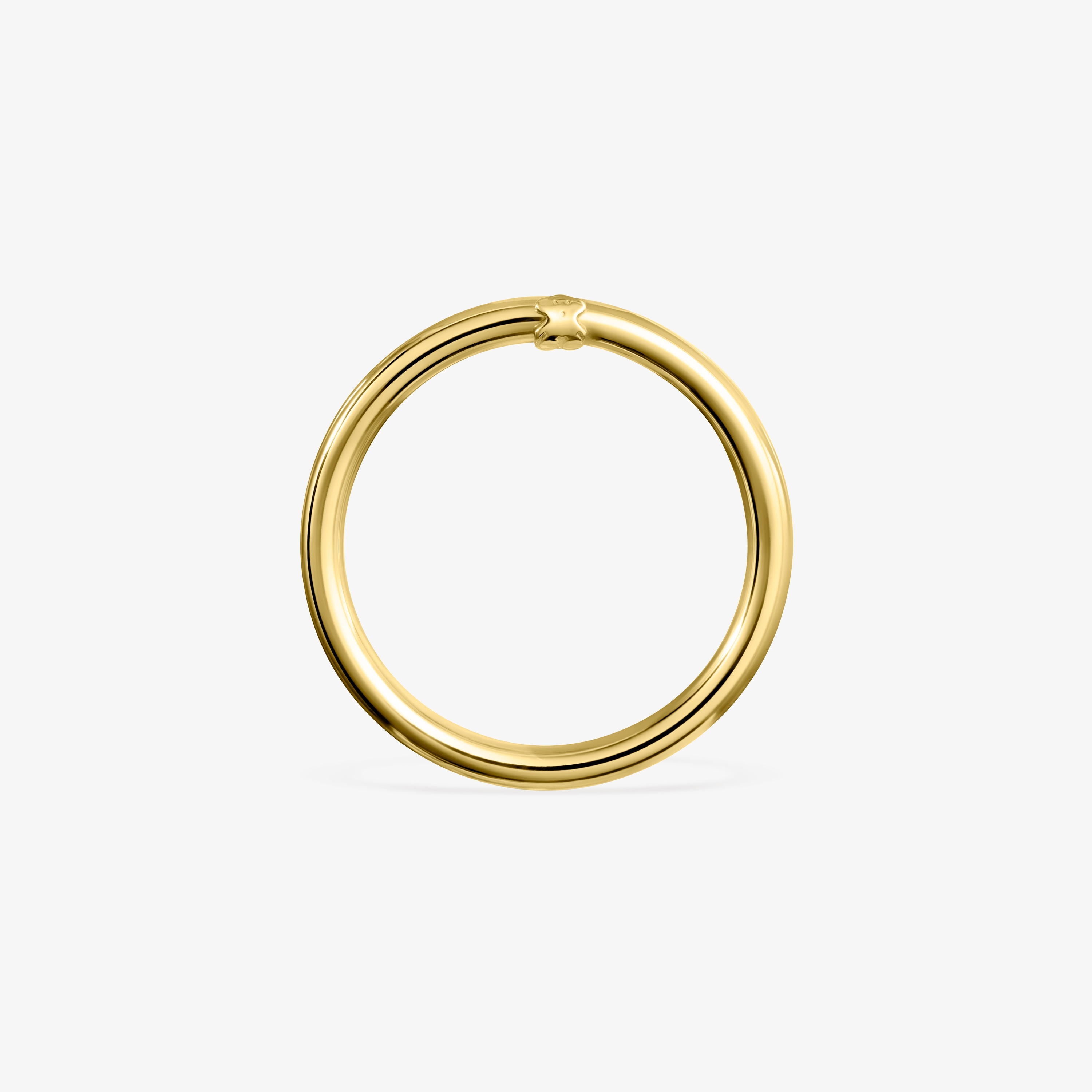 Large 18K solid gold Hold Ring