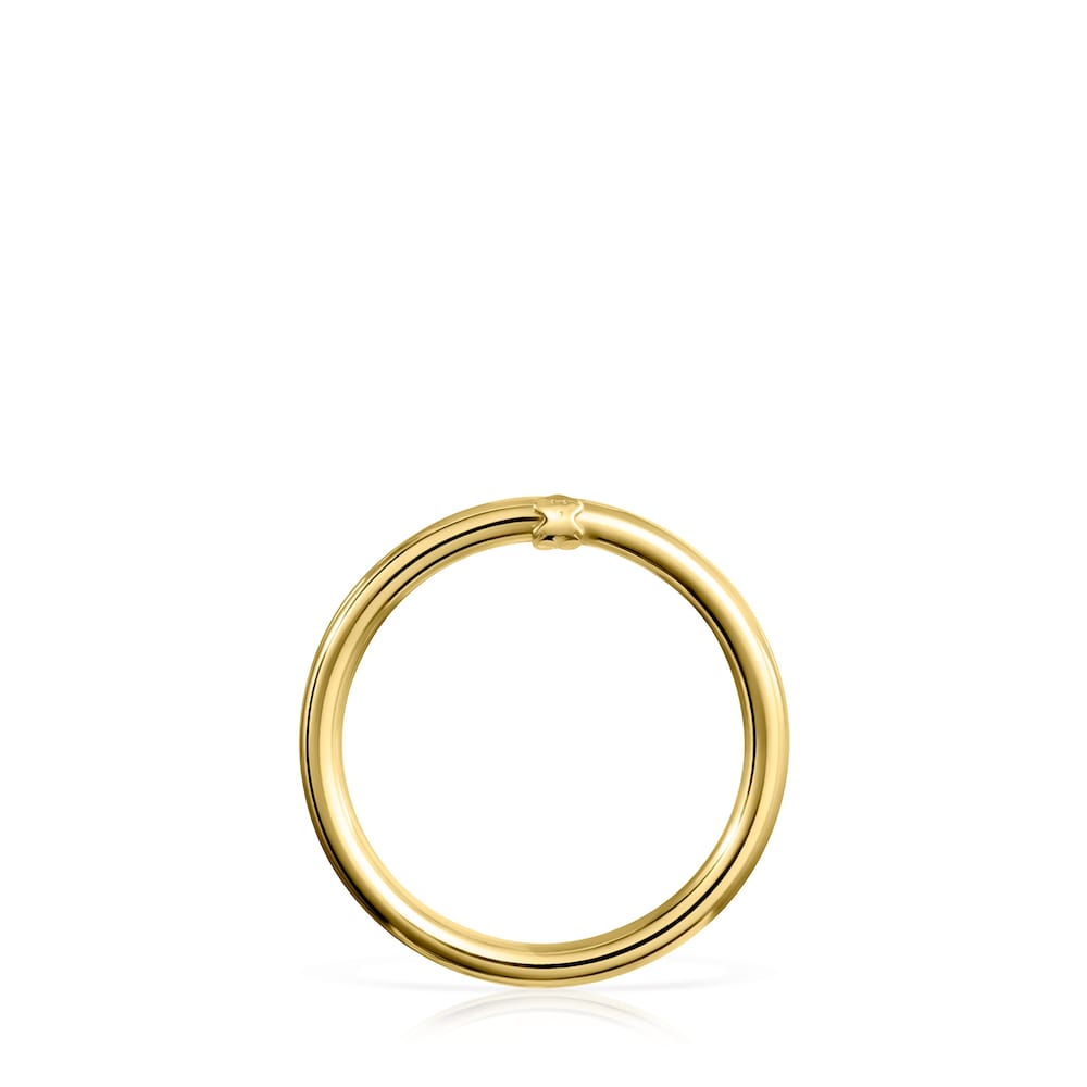 Large Gold Hold Ring