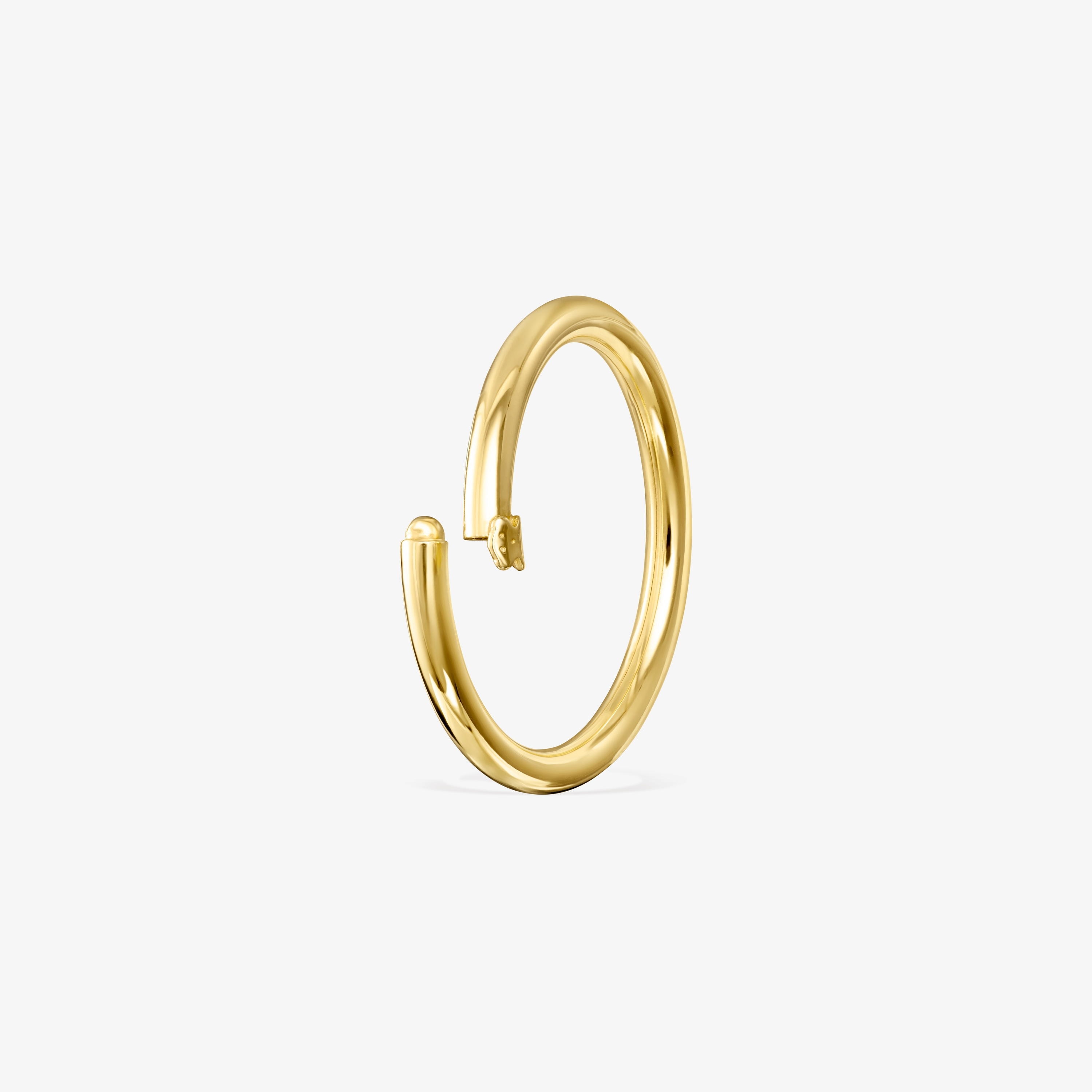 Large 18K solid gold Hold Ring