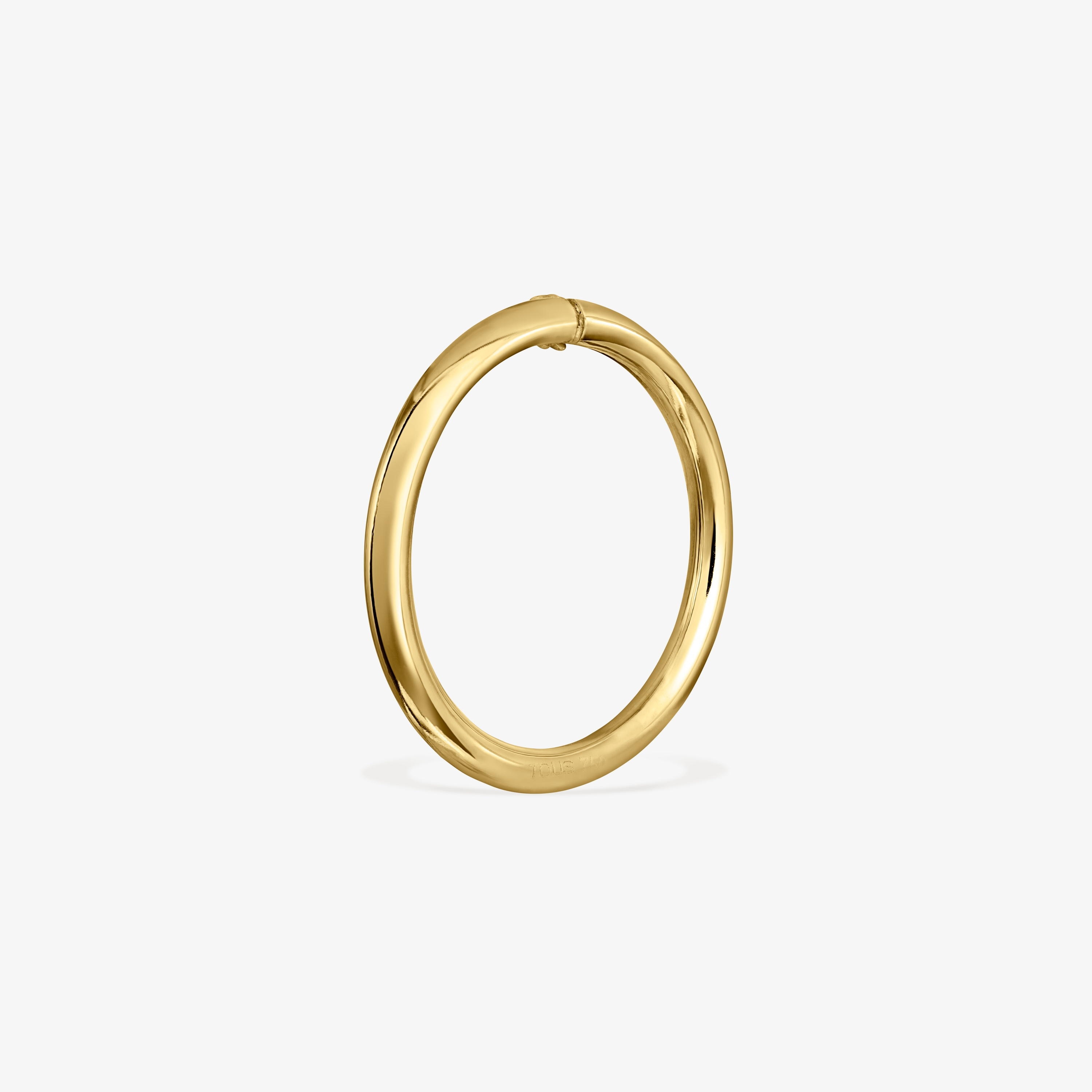 Large 18K solid gold Hold Ring
