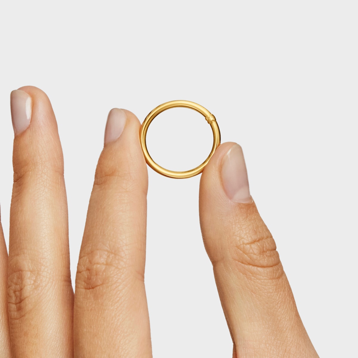 Large Gold Hold Ring